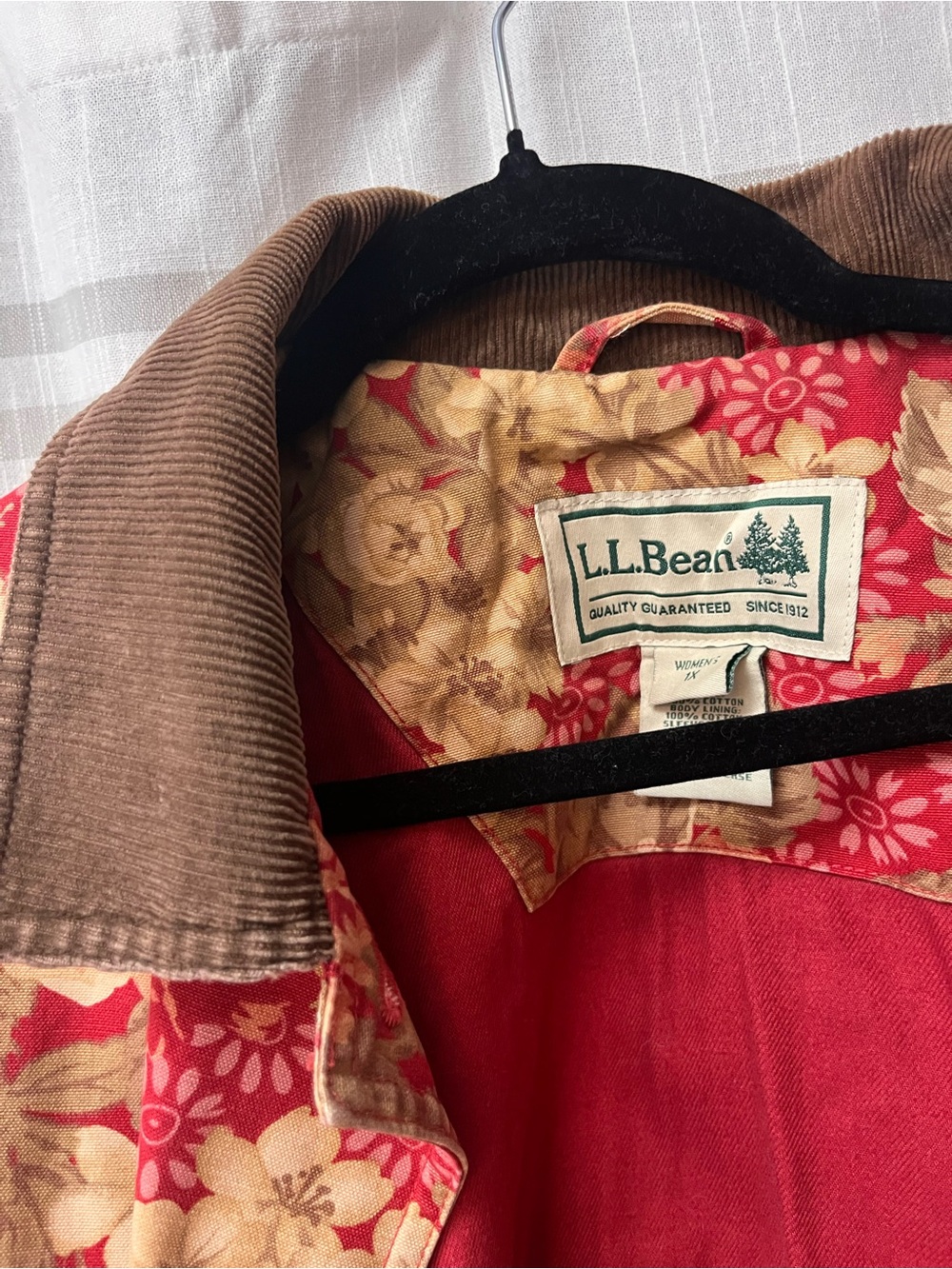 LL Bean Cotton Chore Coat - Picture 2 of 6
